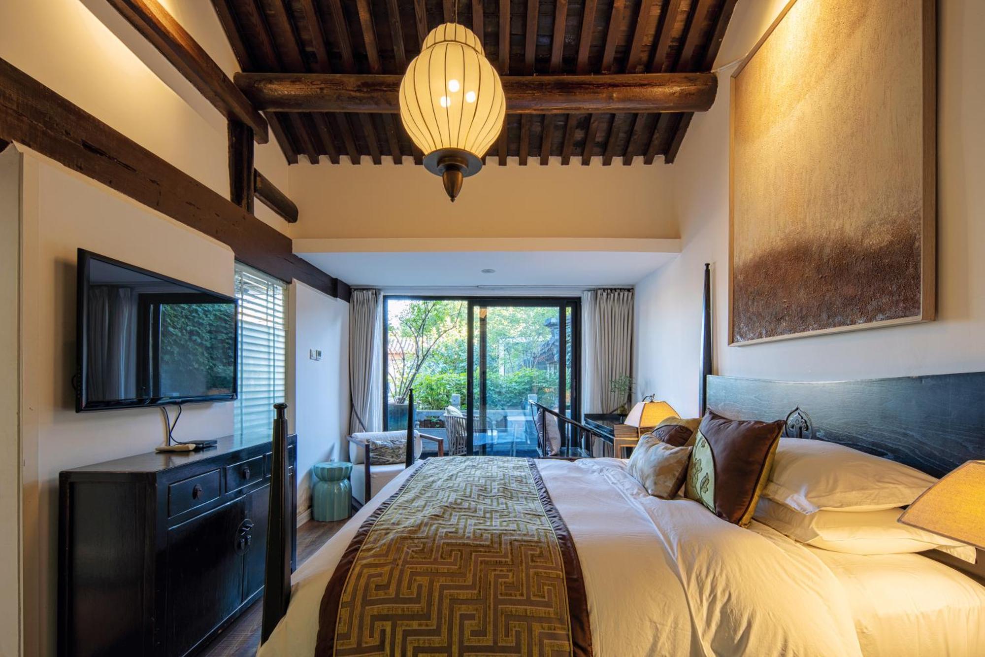 Beijing Le Zai Nan Luo Gu Xiang Wang Fu Jing Forbidden City Courtyard Hotel&Free Laundry Service&Free Coffee And Dumpling Experience Service エクステリア 写真