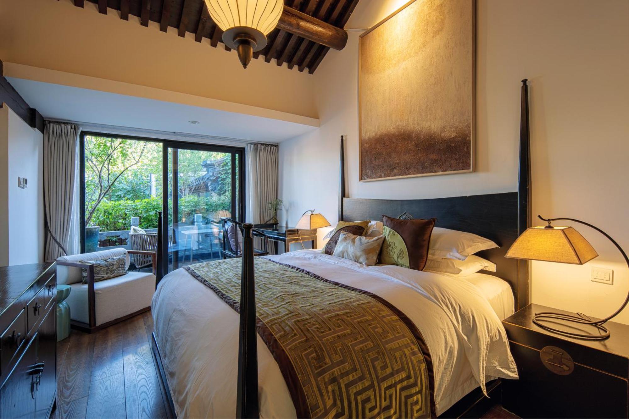 Beijing Le Zai Nan Luo Gu Xiang Wang Fu Jing Forbidden City Courtyard Hotel&Free Laundry Service&Free Coffee And Dumpling Experience Service エクステリア 写真