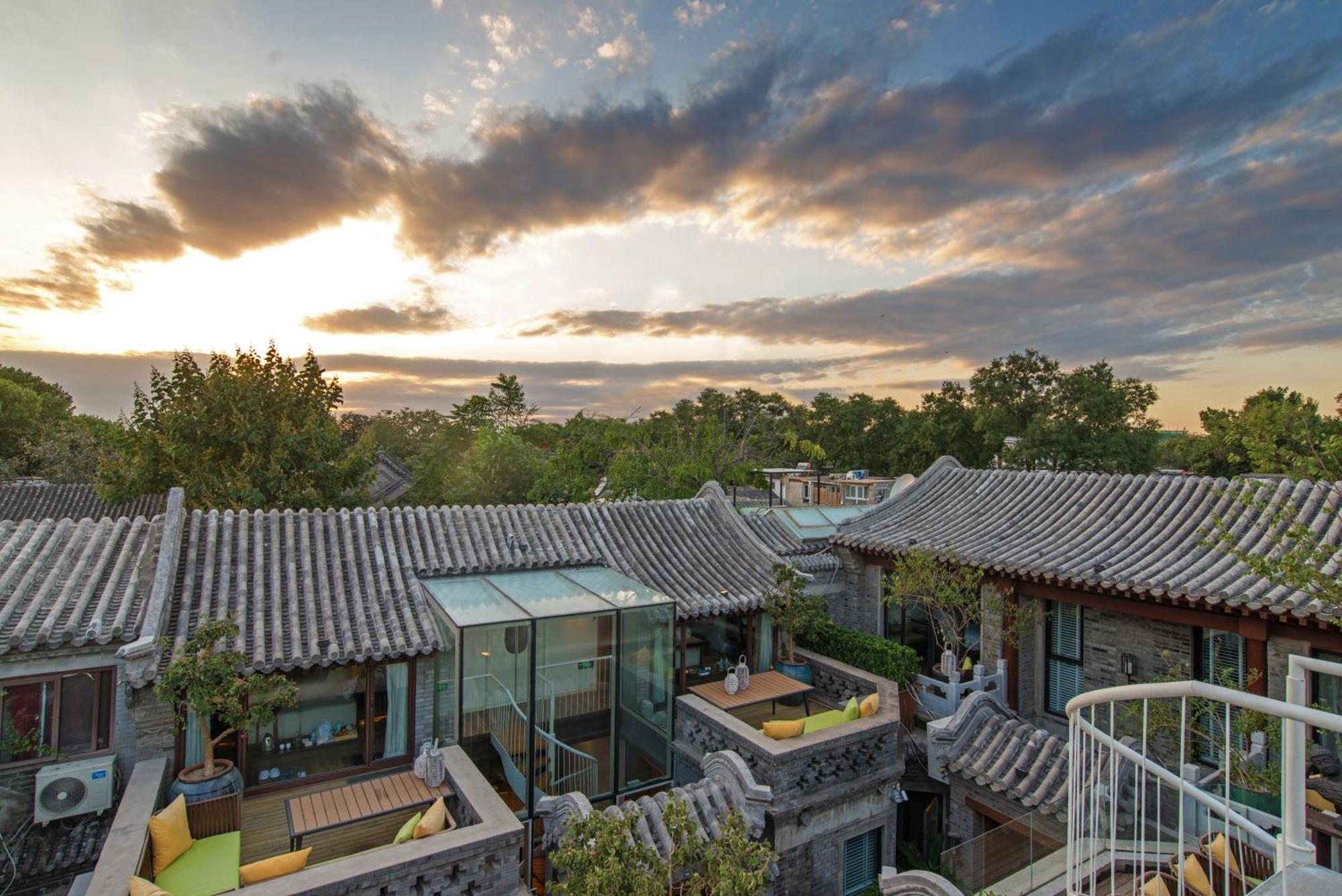 Beijing Le Zai Nan Luo Gu Xiang Wang Fu Jing Forbidden City Courtyard Hotel&Free Laundry Service&Free Coffee And Dumpling Experience Service エクステリア 写真
