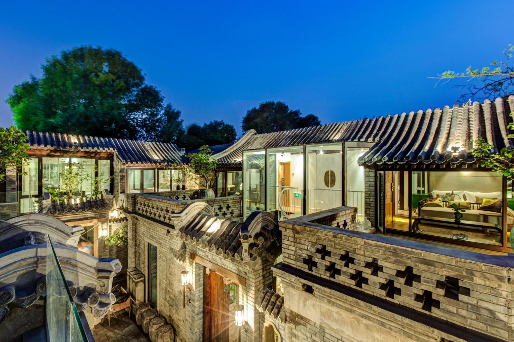 Beijing Le Zai Nan Luo Gu Xiang Wang Fu Jing Forbidden City Courtyard Hotel&Free Laundry Service&Free Coffee And Dumpling Experience Service エクステリア 写真