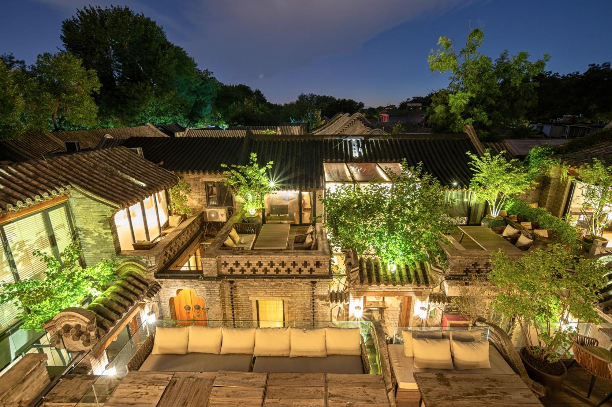 Beijing Le Zai Nan Luo Gu Xiang Wang Fu Jing Forbidden City Courtyard Hotel&Free Laundry Service&Free Coffee And Dumpling Experience Service エクステリア 写真