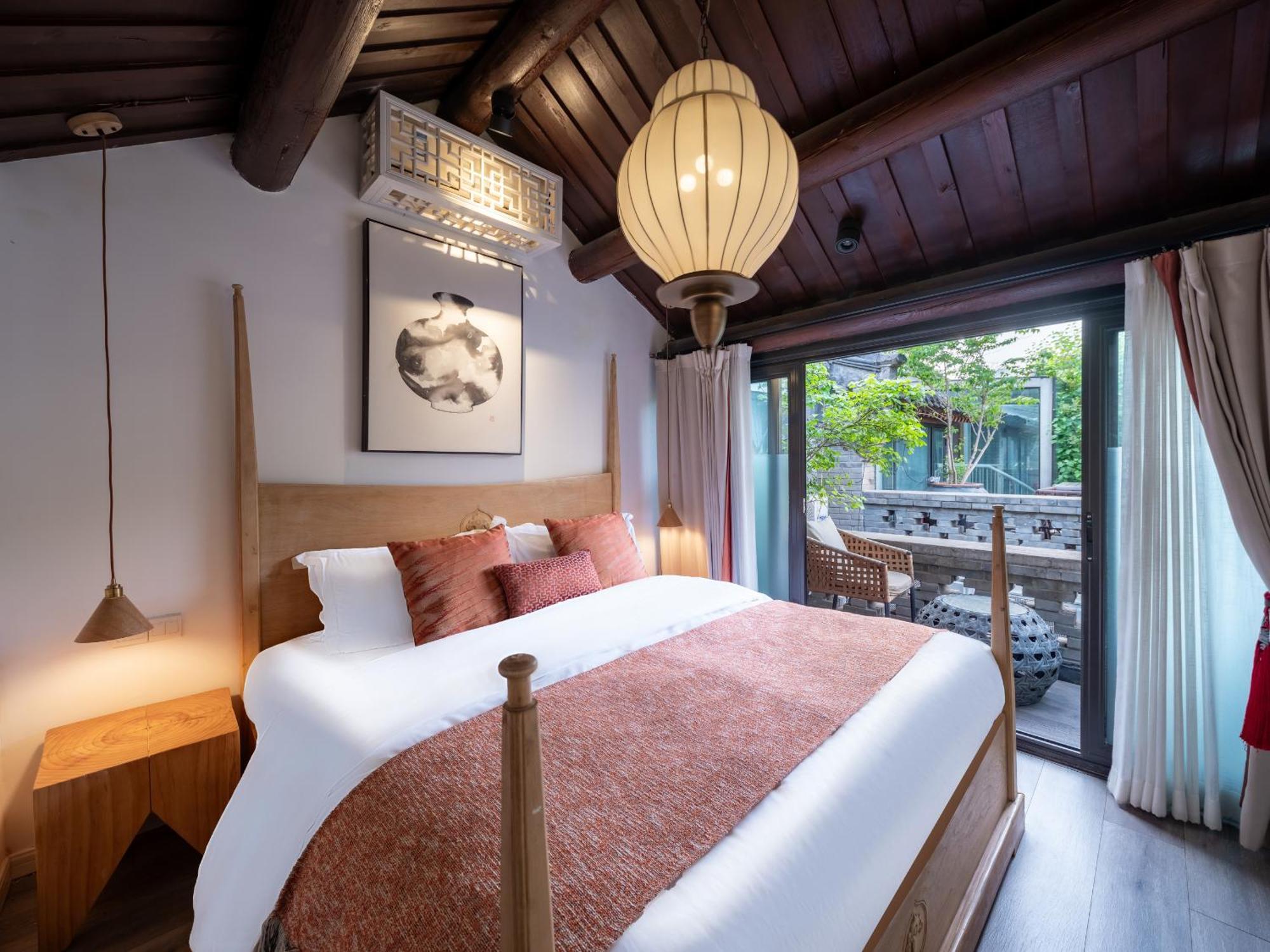 Beijing Le Zai Nan Luo Gu Xiang Wang Fu Jing Forbidden City Courtyard Hotel&Free Laundry Service&Free Coffee And Dumpling Experience Service エクステリア 写真